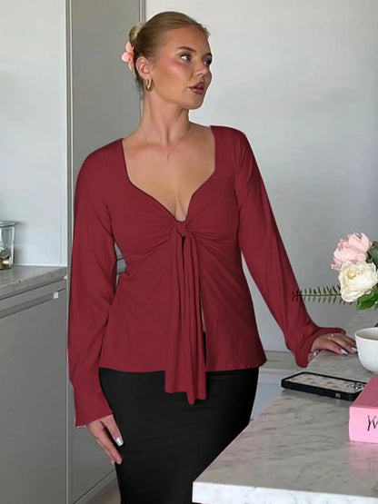 Riviera Tie-Front Top